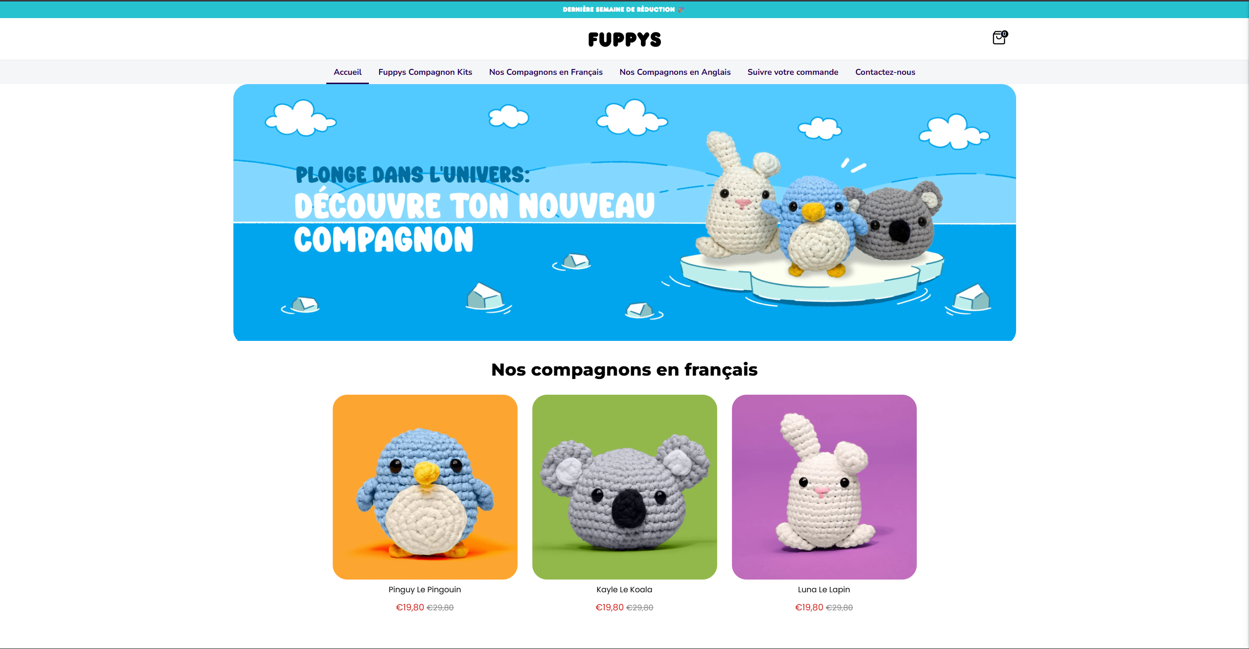 Aperçu du projet Fuppys